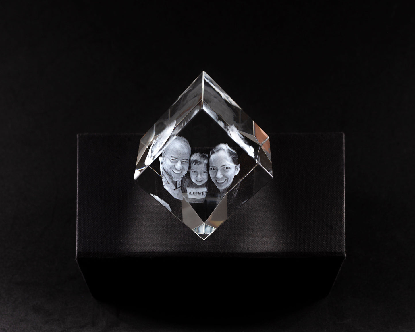 Rombo de cristal Regalos personalizados con fotos en 3d