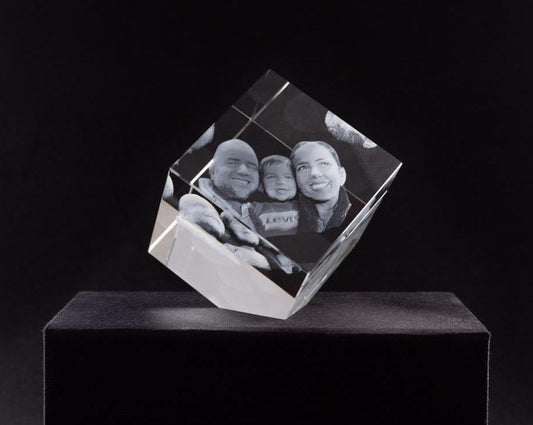 Rombo de cristal regalos para novios 6x6x6