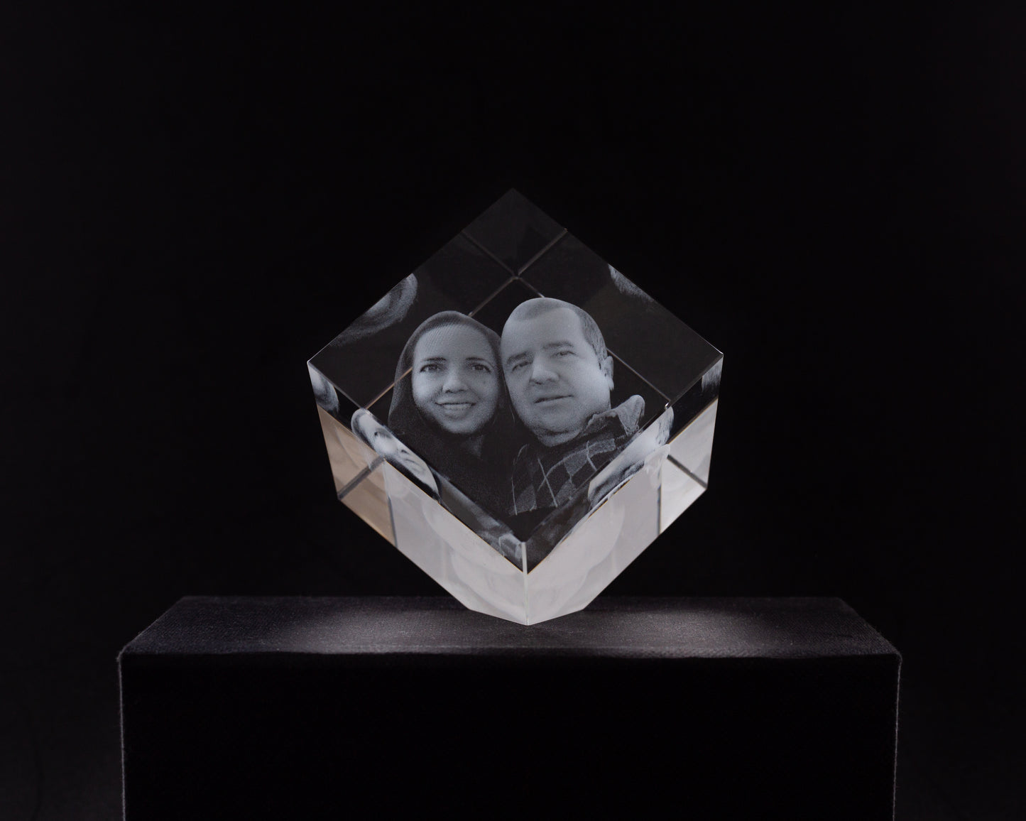 regalo de aniversario, boda, parejas, cristal 3d memorias