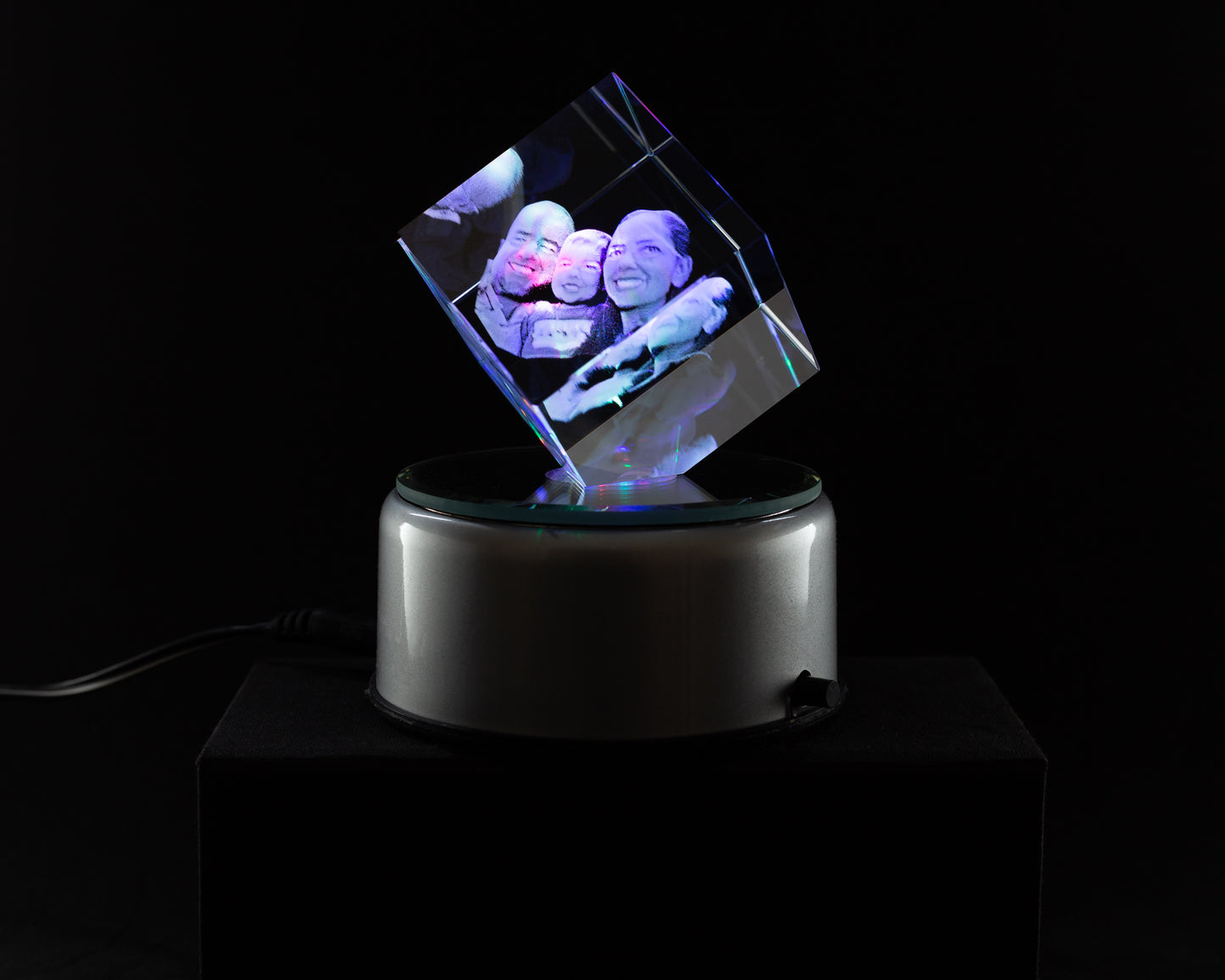 Rombo de cristal regalos para novios 6x6x6