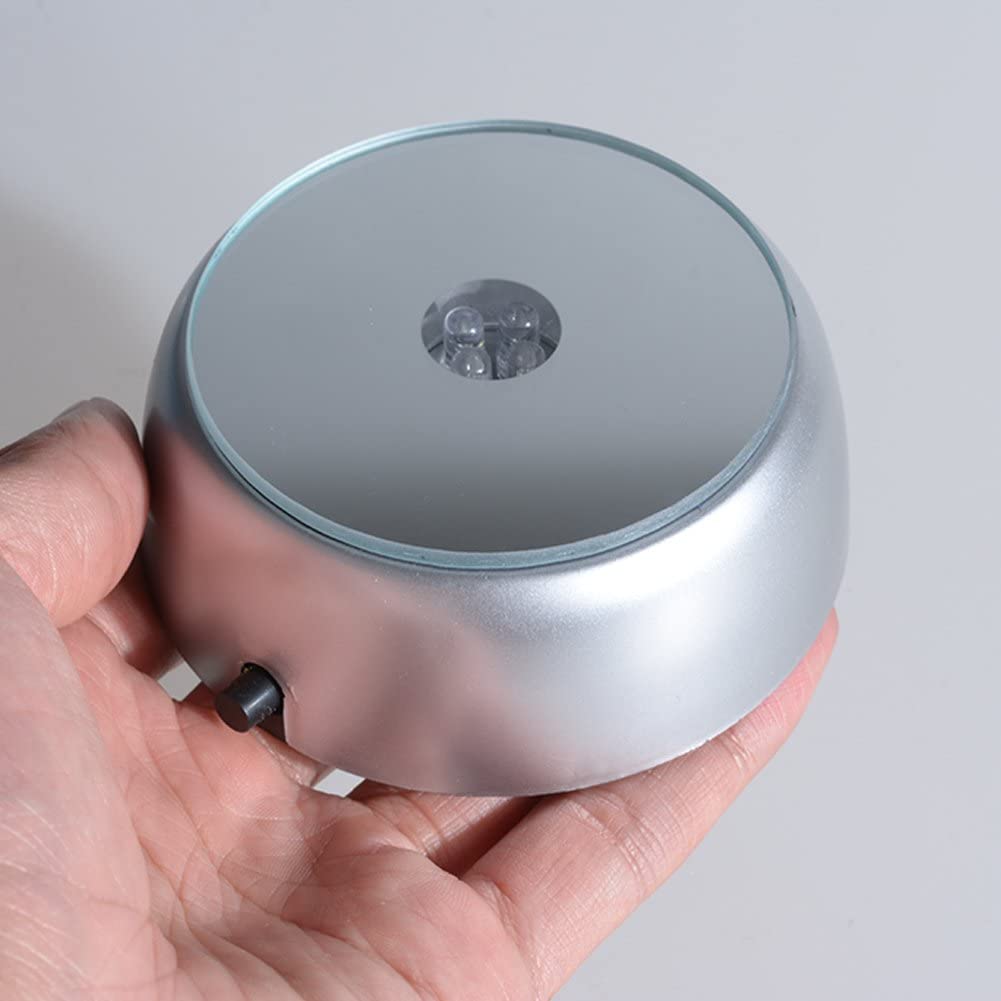 Base luminosa para fotos en cristal 3D. Perfecto para regalos con fotos personalizadas y regalos originales para bodas.